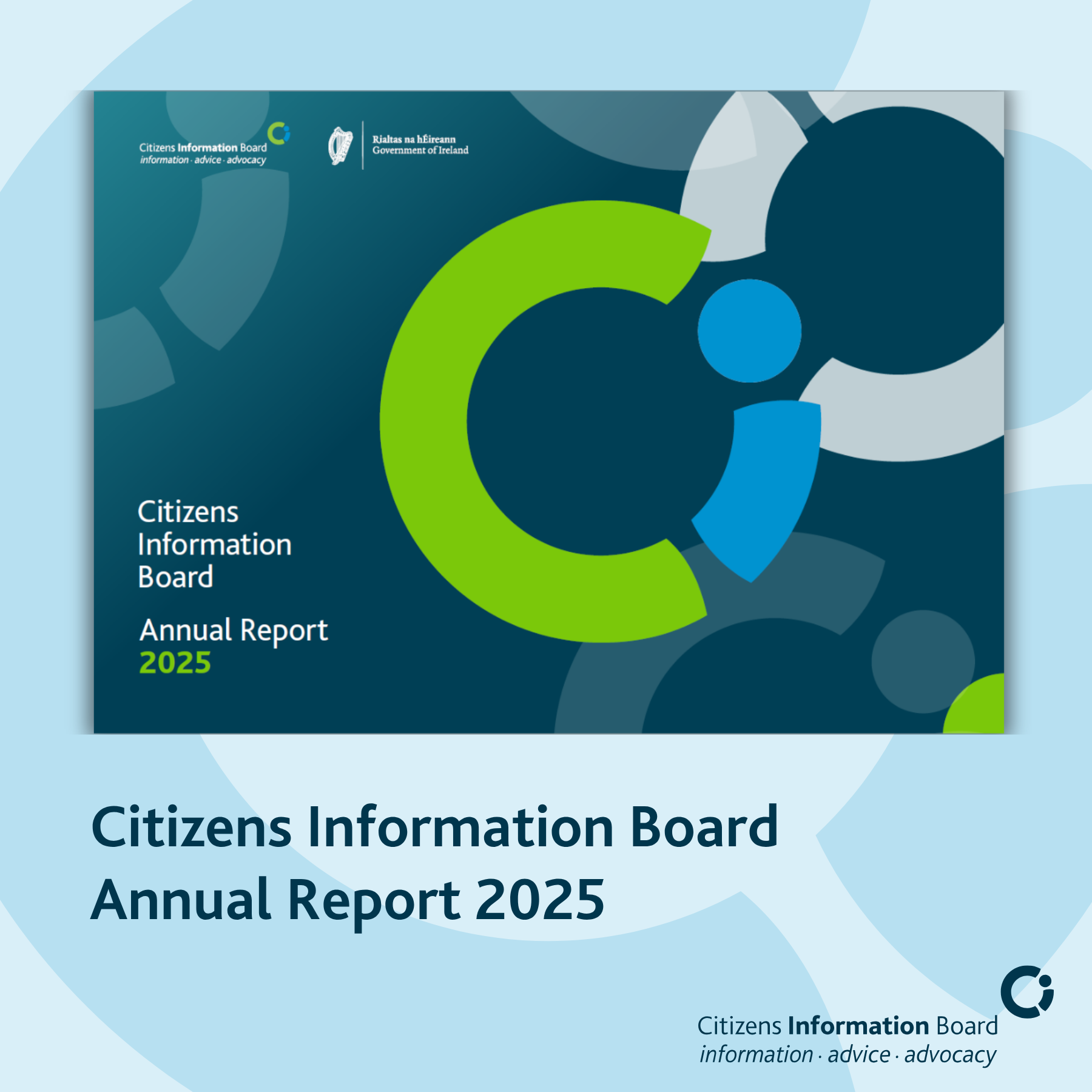 Cover of the Citizens Information Board Annual Report 2025